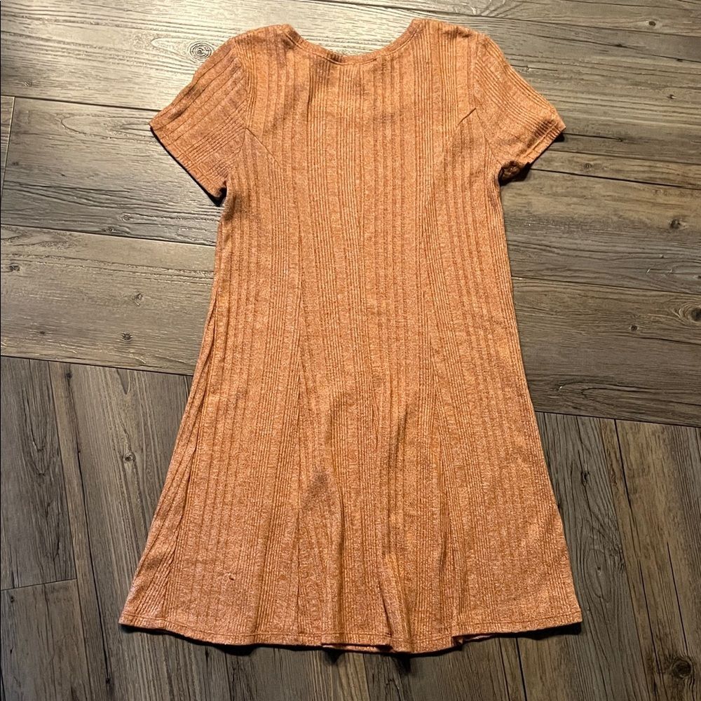 Forever 21 Rust Ribbed Mini Dress - Picture 3 of 3